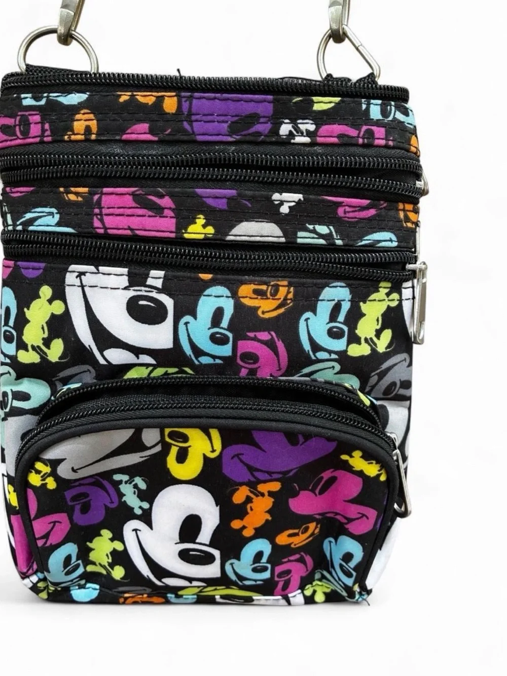 Disney Black Multicolor Mickey Shoulder Bag